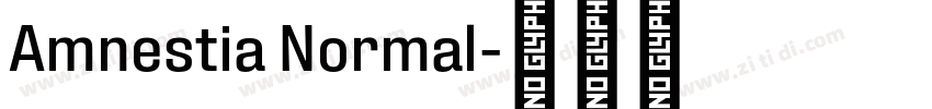 Amnestia Normal字体转换 Amnestia Normal字体转换